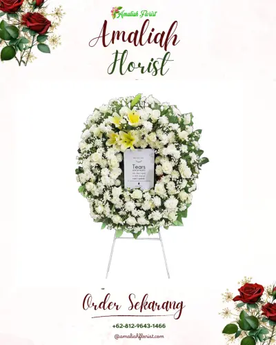 Krans Bunga Duka Cita di Panyusuhan