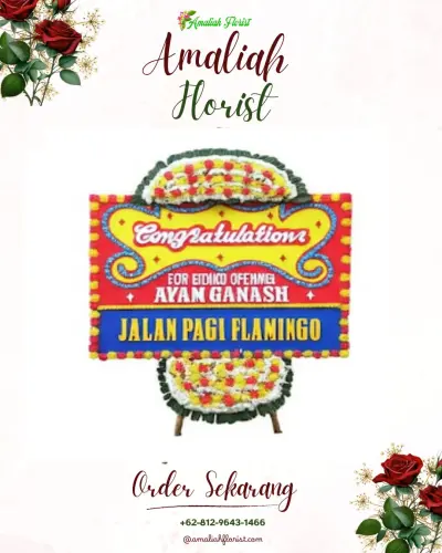 Bunga Papan Congratulation di Panyusuhan